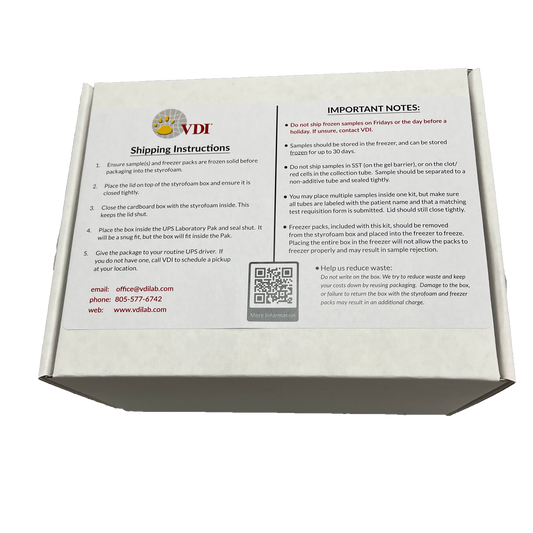 VDI Specialty Test Kit (for acute care)